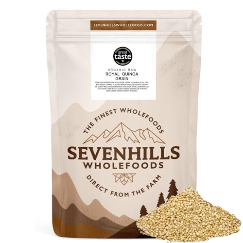 Sevenhills Wholefoods Organic Raw Royal Quinoa Grain 1.8kg